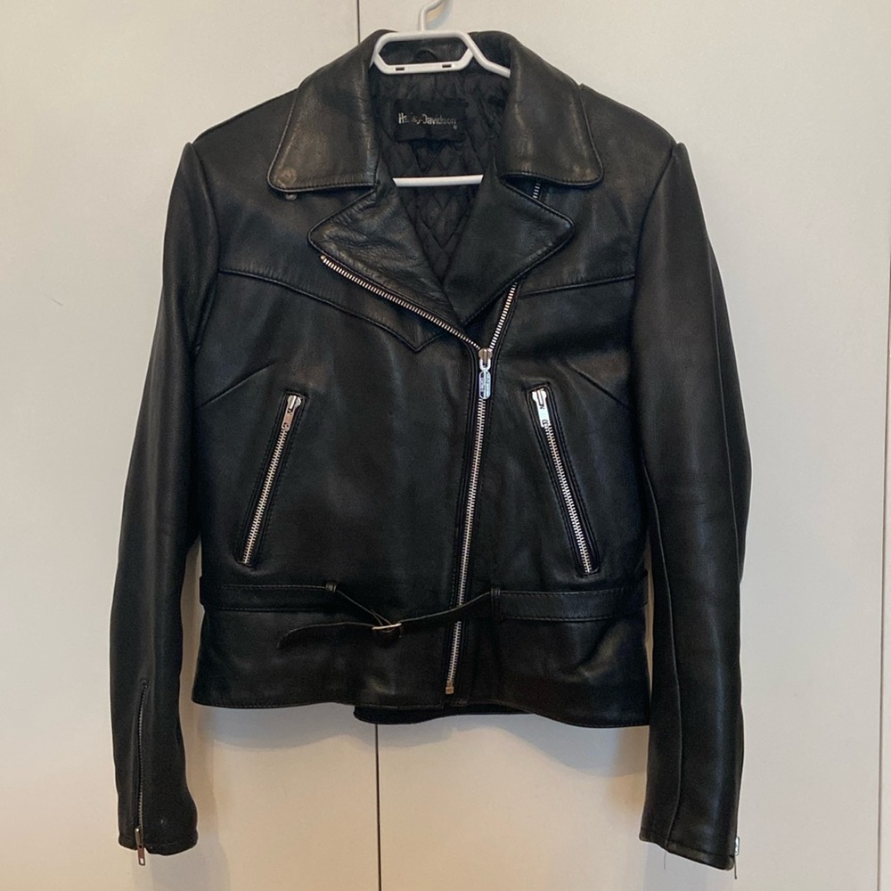 Harley Davidson Black Leather Jacket